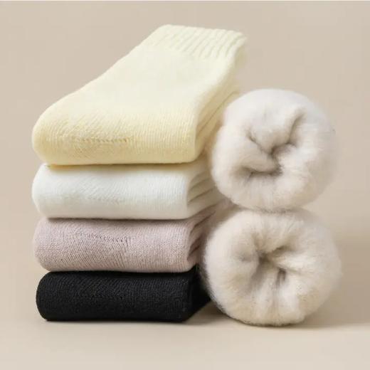 「六双装！加厚拉绒」女士加厚拉绒袜 毛圈暖绒厚袜子地板袜配饰 商品图8