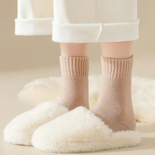 「六双装！加厚拉绒」女士加厚拉绒袜 毛圈暖绒厚袜子地板袜配饰 商品图7