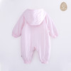 【秋冬保暖棉衣连体衣】卓儿宝宝薄棉保暖纯棉棉衣连帽家居服婴儿连体哈衣适合3个月-2岁 商品缩略图3