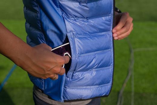 严素紫定能行羽绒保暖马甲，男女通款，可加装长袖，保暖，严素态度 商品图10