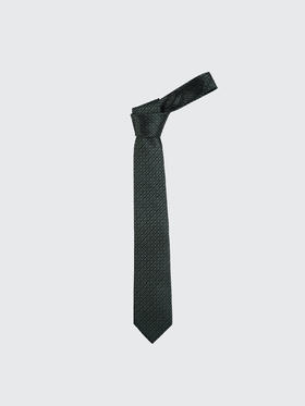 callisto绿色全桑蚕丝领带 FRCTE055C