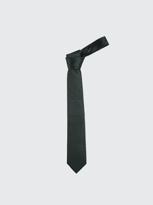 callisto绿色全桑蚕丝领带 FRCTE055C 商品图0