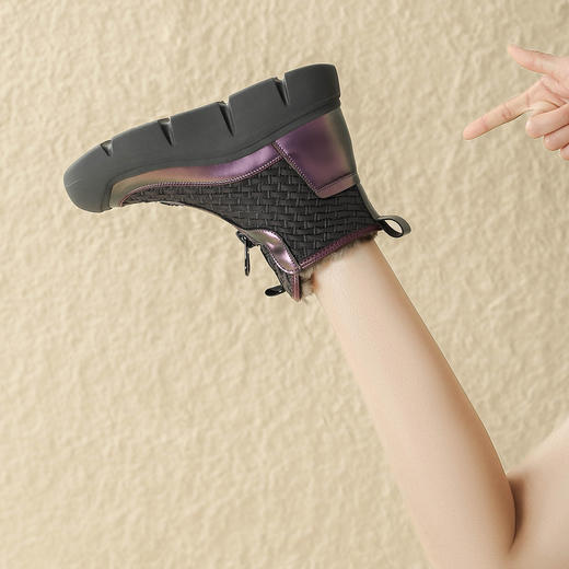 品质好货 | Safiya/索菲娅2023新款加绒短靴兔毛一体雪地靴棉鞋 SF3411A706 商品图7