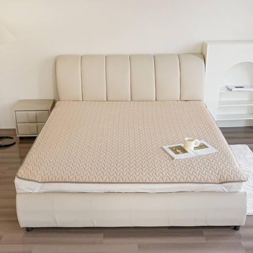 牛奶绒保暖防滑乳胶床垫软垫（可机洗） 商品图5