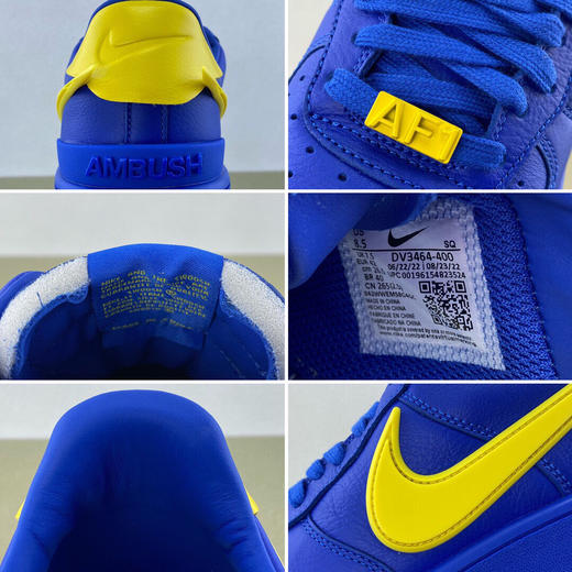 秋冬特惠💰630 纯原版本 头层牛皮制 # AMBUSH xNike Air Force1 Low 防滑减震耐磨板鞋 男女同款 商品图8