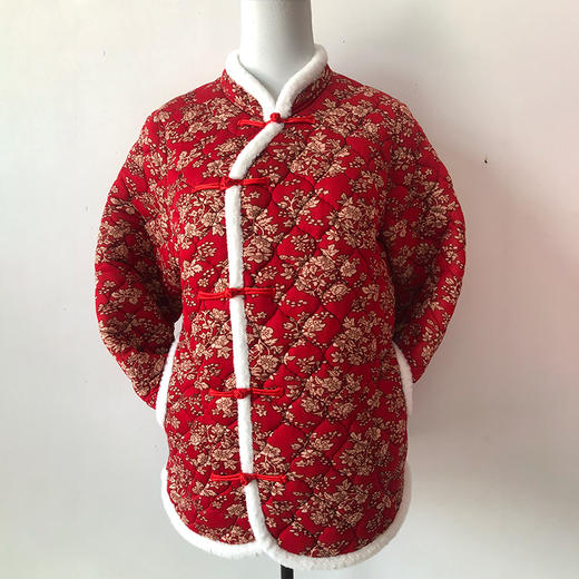 【唐装复古❗️东北大花袄】冬季花棉衣国风唐装碎花大棉复古小花袄网红爆款新款 商品图1