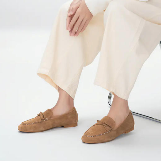 复古休闲反绒牛皮乐福鞋，慵懒随性，时髦有型【G】 商品图5