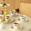 【清仓特惠5折，仅2套】进口花集咖啡杯碟日式宫廷风下午茶杯子少女牛奶杯五件套礼盒 商品缩略图3