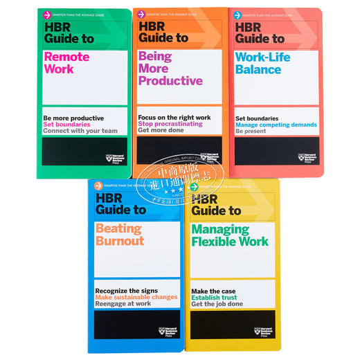 【中商原版】随时随地工作 哈佛商业评论合集5本套 英文原版 Work from Anywhere The HBR Guides Collection 企业管理 商品图1