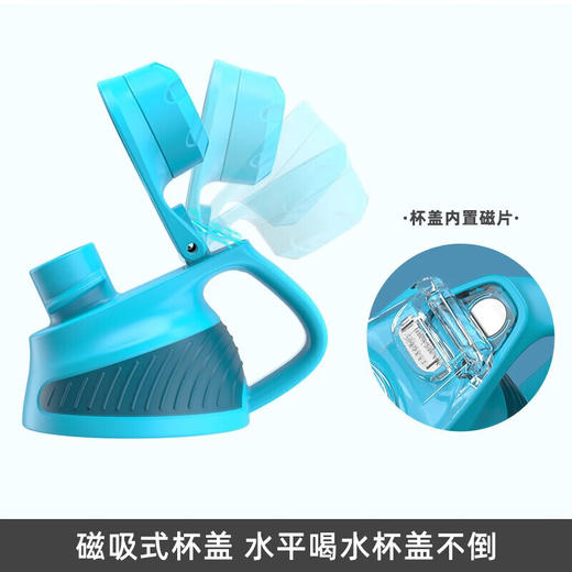 施密特（Simita） 塑料杯户外运动水杯大容量男女士学生健身军训杯子耐高温带提绳 MSL1011-070A/095A/120A 商品图5