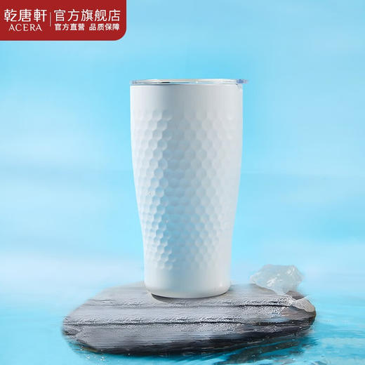 乾唐轩活瓷保温杯【官方店】活瓷杯金石大容量随手杯陶瓷涂层内胆咖啡杯 金石随手杯 商品图5