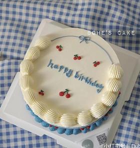 【优品系列】---【简约手绘樱桃HBD】