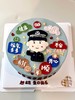 警察手绘祝福语蛋糕 商品缩略图0