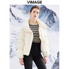 VIMAGE纬漫纪VIMAGE纬漫纪加厚保暖立领简约茧型显瘦 中长款百搭羽绒服冬新款VD2311203 商品缩略图3