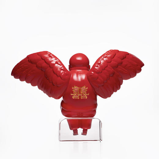 稀奇艺术桌面摆件《双喜天使-龙》限量收藏雕塑 商品图4