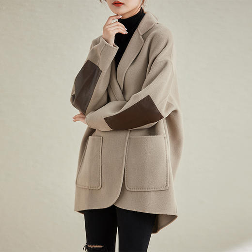 裁缝学苑AS152双面羊毛大衣纸样女装中长款新款阔版毛呢外套版型 商品图3