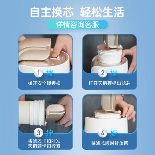 9001 Pro 滤芯-升级版矽藻瓷  可清洗滤芯 易开得滤芯耗材 商品图6