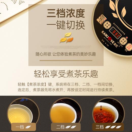 金灶A-99蒸汽喷淋煮茶器全自动玻璃茶壶电热水壶小型家用煮茶壶 商品图2