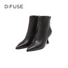 DFuse迪芙斯冬季新款羊皮尖头细高跟短靴时装靴DF34116109 商品缩略图5