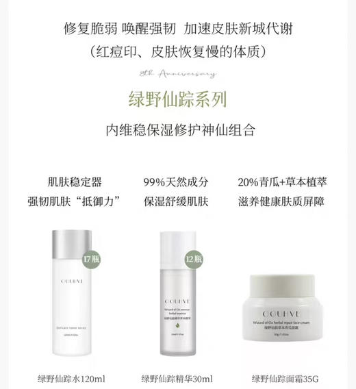 升级加强祛痘浓度绿野仙踪祛痘修护水
淡化红血丝屏障受损过敏期激素脸补水保湿加速代谢 商品图2