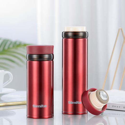 施密特（Simita）保温杯保冷杯304不锈钢车载水杯男女学生杯子名媛时尚女性水杯子 MBW6002-032A 商品图3
