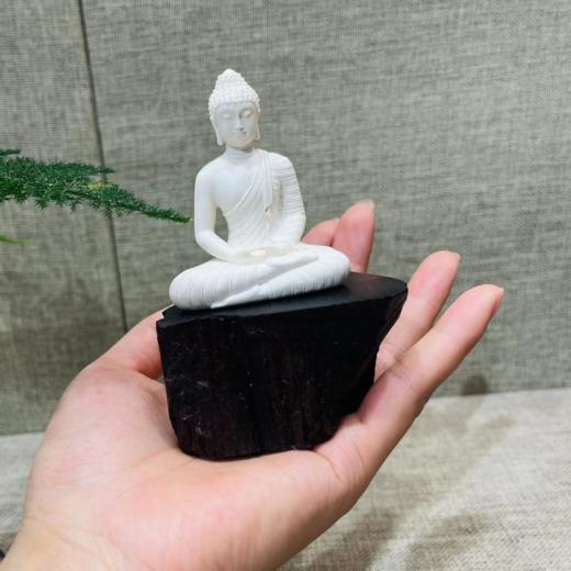 如来°小叶紫檀+猛犸小摆件 商品图0