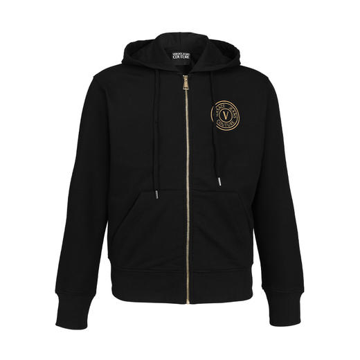 【新品底价】Versace 范思哲 男士拉链刺绣弹棉卫衣连帽卫衣外套 11781 商品图0