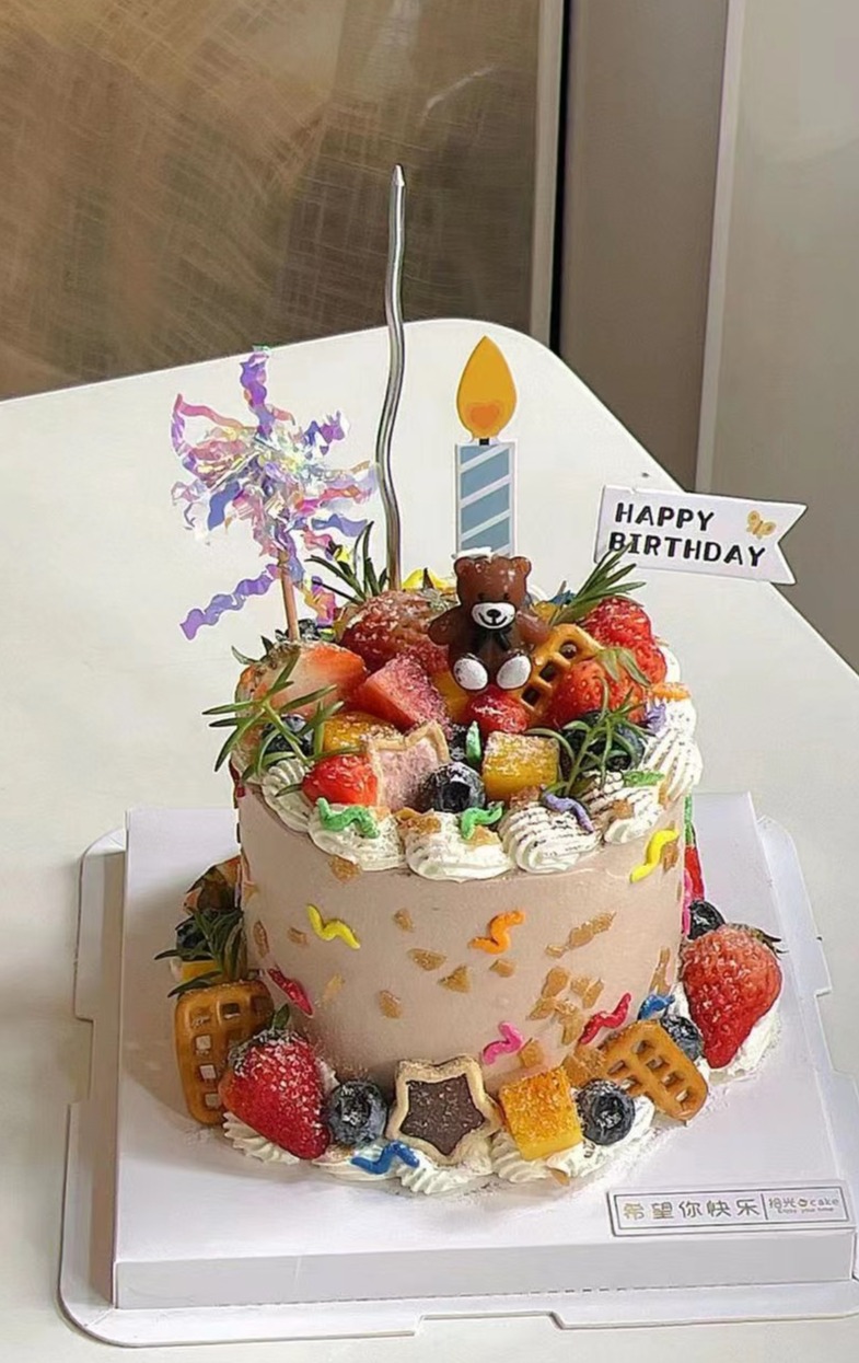 【优品系列】---【水果小熊蜡烛】