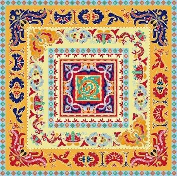 深山集市桑蚕丝小号丝巾 商品图0