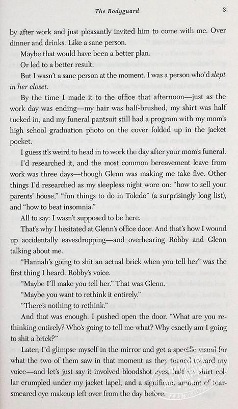 预售 【中商原版】保镖	The Bodyguard 英文原版 Katherine Center 搞笑爱情故事 商品图4