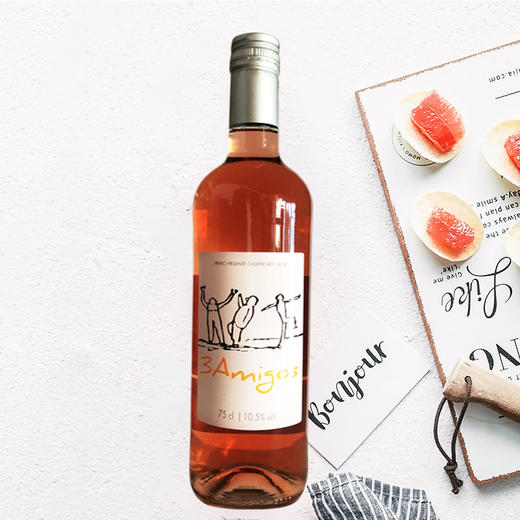 华喜好酒 三个朋友桃红气泡葡萄酒 750ml*2 商品图0