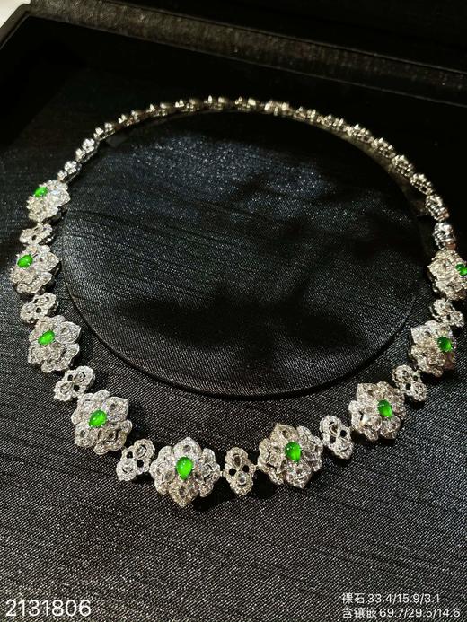 玻璃种黄阳无事牌套链【2131806】具体价格微信咨询 商品图7