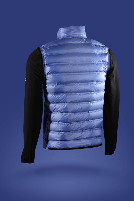 严素紫定能行羽绒保暖马甲，男女通款，可加装长袖，保暖，严素态度 商品图2