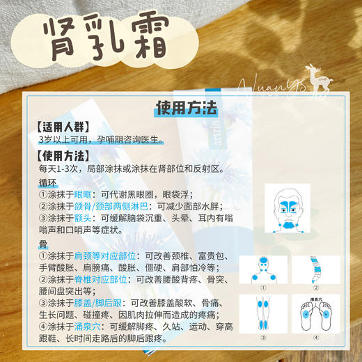 【五行乳霜 中yi 草药芳疗 精油自橪葆养】肾乳霜/内分泌乳霜/心火乳霜/肝木乳霜/五星肺金乳霜 50ml 捷克安能聚 商品图7