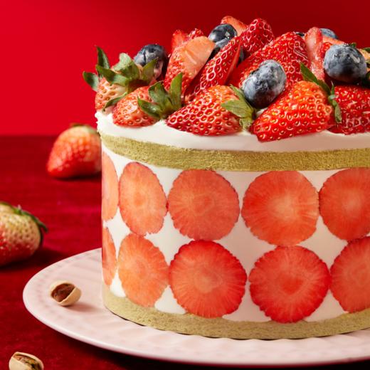 【会员券专用】草莓满贯裸蛋糕 商品图1