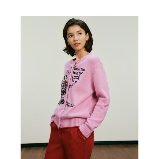 TeenieWeenie小熊毛针织衫女春季女装TTCK245102N 商品图3