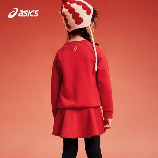 ASICS/亚瑟士童装24年新女童防水透气保暖夹棉外套联名款梭织便服 商品图3