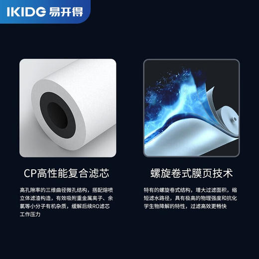 [V4]-400G/500G/600G通量 CP复合滤芯 RO滤芯 易开得净水器滤芯 商品图4