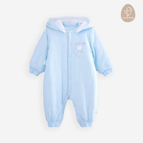 【秋冬保暖棉衣连体衣】卓儿宝宝薄棉保暖纯棉棉衣连帽家居服婴儿连体哈衣适合3个月-2岁