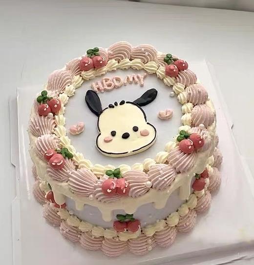 【臻品系列】---【复古花边手绘帕恰狗】 商品图0