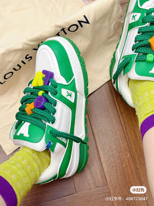 Louis Vuitton 走秀款胖trainer 绿色（原厂版本） 商品图1