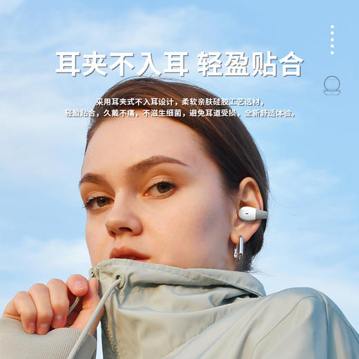 沃品夹耳式蓝牙耳机 0WS01 商品图1