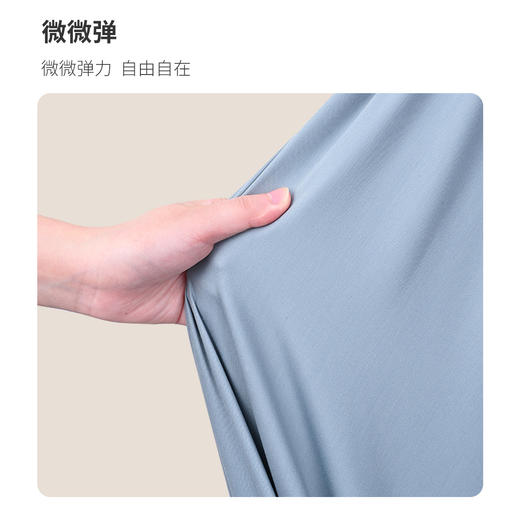 【加绒加厚】圣得西男士商务休闲莫代尔纯色长袖衬衫2362954705A 商品图5