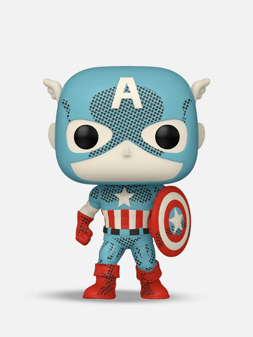 Funko POP Marvel D100 RR Captain America美漫 漫威英雄POP公仔美国队长限定款手办 74479 商品图3