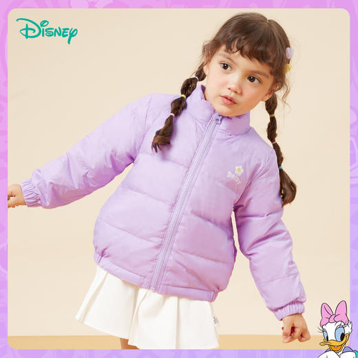 【一衣三穿】迪士尼秋冬女童羽绒内胆夹棉外套防风保暖冲锋衣两件套卡通234S1837
 商品图2