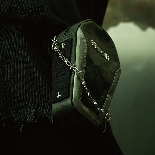 Solif新品弥撒原创设计斜挎手拿腰包包男女万圣节暗黑系秋冬新款 商品图4