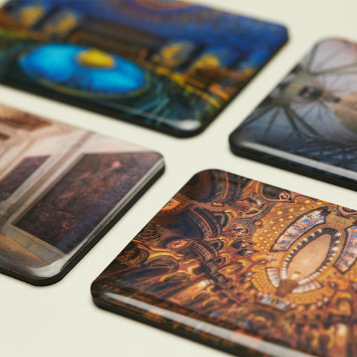 牛首山文创建筑风貌水晶冰箱贴国潮创意男女礼物装饰品冰箱磁贴饰 商品图2