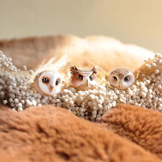 北京仓｜GOOD AFTER NINE-Happy Spotted Owl-快乐猫头鹰 戒指［泰国设计师］ 商品图5
