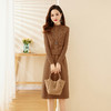 HRWY1079 2024春秋新款气质时尚洋气钉珠潮流百搭修身显瘦两件套连衣裙 商品缩略图2