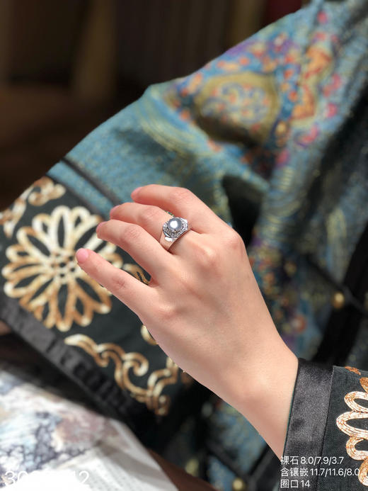 3020612，玻璃蛋面戒指。具体价格微信咨询 商品图4